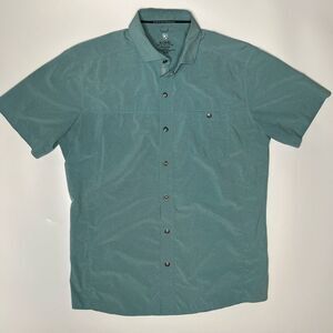 Kuhl Men's Medium Teal Short Sleeve Shirt